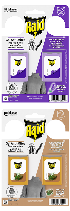 RAID Essentials Pièges antimite alimentaires sans insecticides 3